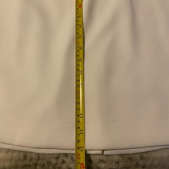 Karen Scott white sleeveless lined dress size 14 GREAT condition! Back zipper - Picture 6 of 6